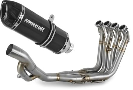 DOMINATOR Impianto di scarico Collettori Marmitta Silenziatore HP1 NERO compatibile con S1000R 2017-2020