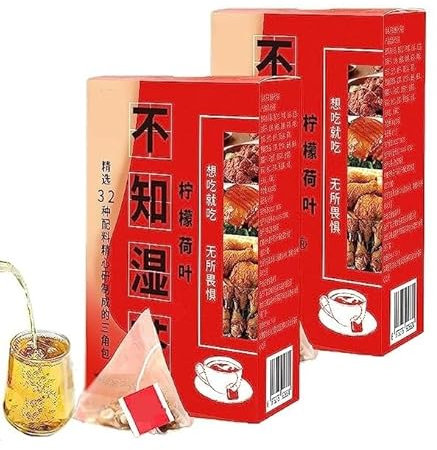 Tè for la cura del fegato a 32 gusti, tè for la cura del fegato, tè for la pulizia del fegato, tisana for il fegato, tè for la rimozione dell'umidità (Size : 5pcs)