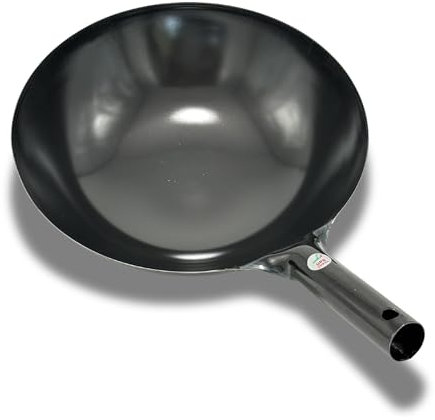 UPB Japan Kanda Iron Beijing Wok - Lightweight and Durable - Perfect for Authentic Japanese Cooking - 15.3 inch 39cm