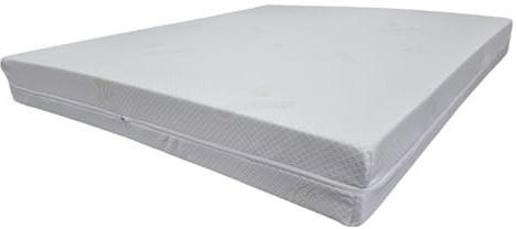 DoMaRi - Materasso Matrimoniale in Memory Foam, Ortopedico 160x190, rivestimento sfoderabile in aloe vera, altamente traspirante, anallergico e adatto a qualsiasi tipo di utilizzo (80 x 190)