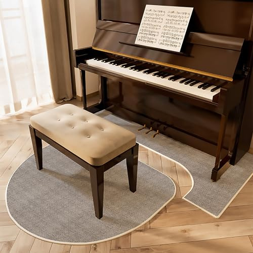 SUZEPER Soundproof Rug for Piano, Ultimate Upright Piano Carpet Protector, Sound Dampening Non-Slip Carpet Acoustic Pads, Sound Proof Floor Mat Soundproofing Blankets Sound-Absorbing Mat