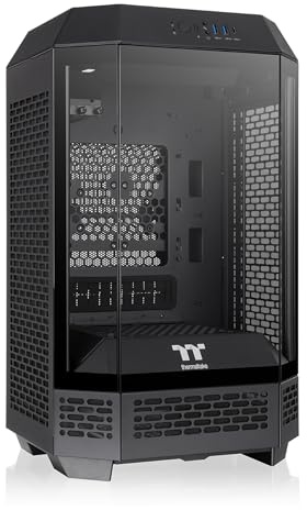 Thermaltake Tower 250 Black Mini-ITX Mini Tower; 2x120mm CT Fans Included; 360mm Radiator Support; 360mm GPU Clearance; Dual Chamber; CA-1Z9-00S1WN-00