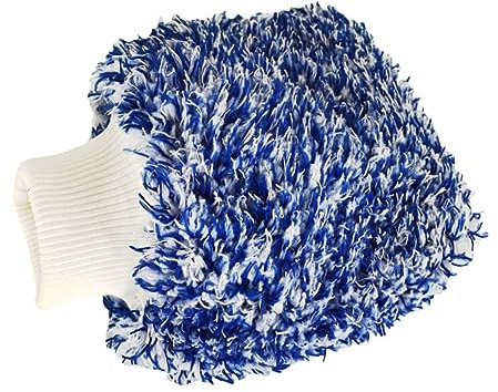 MAGICLULU Autowaschhandschuh Aus Mikrofaser Für Autowäsche Hoher Wasseraufnahmefähigkeit Und Guter Haptik Weich Bequem Mit Gutem Griff Kratzerfrei Empfindlichen Oberflächen