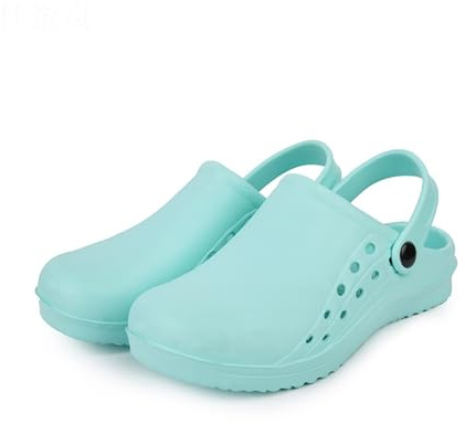 RenDiuJups Chaussures Médicales Et Sabots D'infirmière For Femmes - Sabots De Travail Antidérapants, Confort EVA Ultra-léger, Design À Enfiler For Hôpitaux, Cliniques Et Usage Quotidien(D,38-39)