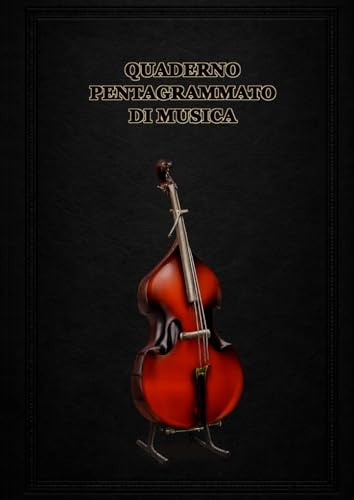 Quaderno Pentagrammato di Musica: 12 Pentagrammi per Pagina • A4 • 120 Pagine