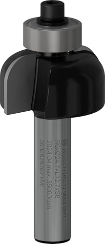 Bosch 1x PRO Frässtål radiefräs (för Mjukt trä, Hårt trä, Ø 24,7 mm, Professional Tillbehör Handöverfräs, Kantfräs)