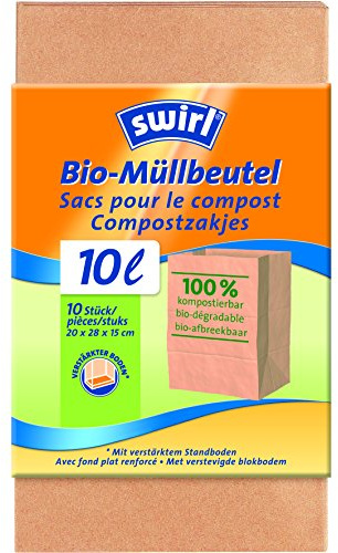 Swirl 2049673 Remolino Bolsa de Residuos Orgánicos 10L 10 Piezas
