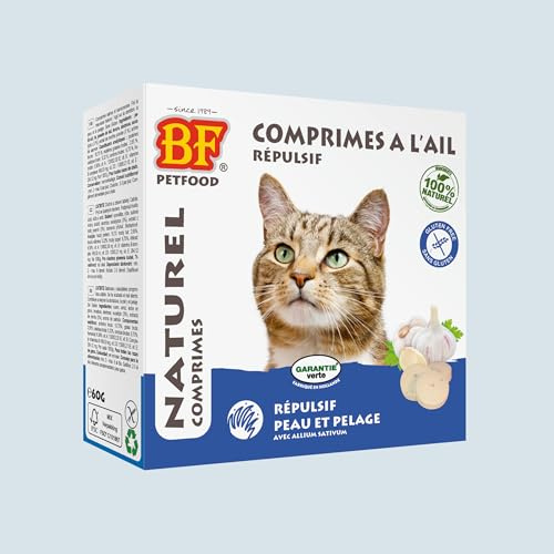 BIOFOOD Friandise Anti-Puces Naturel pour Chat 100 Pièces
