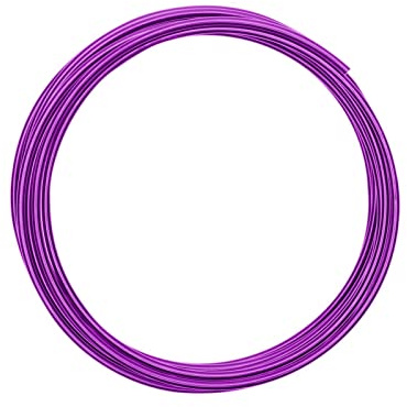 Vaessen Creative Filo di Ferro Modellabile da 3 m x 3 mm Lavender (Lilla) – Filo Flessibile per Creazioni Floreali, Realizzazione di Gioielli e Modellismo