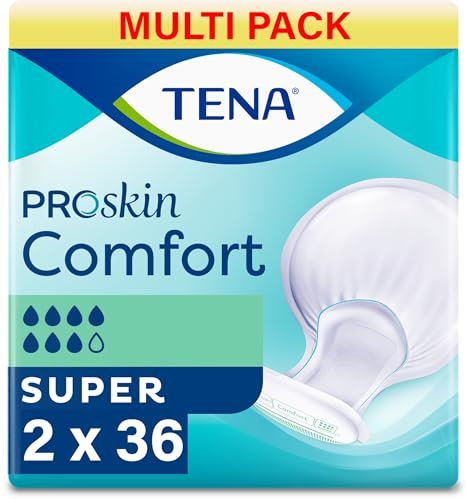 Tena Comfort Super - 2 paquets de 36 protections