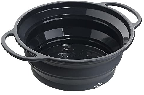 Passoire pliable 24 cm noire