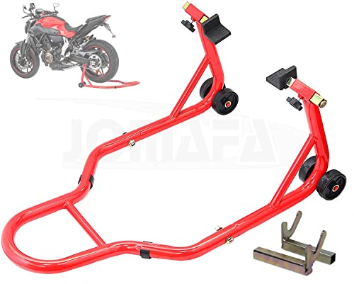 JOMAFA - Caballete/Soporte/Elevador De Motos Trasero A Basculante, 360 Kg Mas Adaptador para DIABOLOS