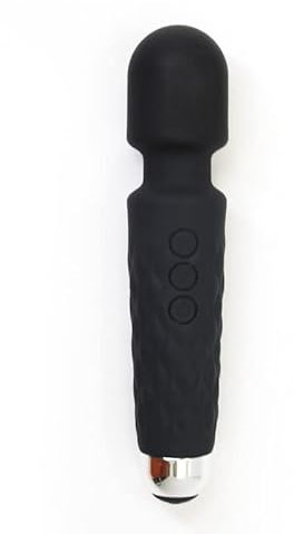 Wellness - Massaggiatore portatile senza fili, 8 potenti velocità e 20 modelli, massaggiatore elettrico personale impermeabile, per massaggio alla schiena, al collo, alle spalle, per donne, con