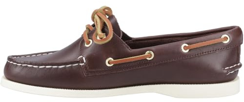 Sperry Authentic 2 Eye Scarpe da Barca Marroni in Pelle da Uomo - EUR 42