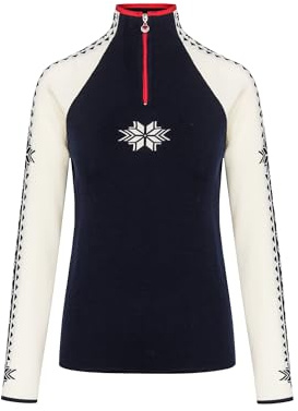 Dale of Norway Geilo Sweater for Women - 100% Skin Soft Merino Wool Pullover