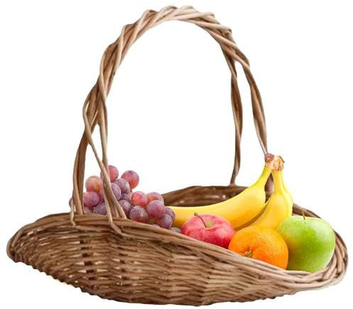 Panier En Osier - Panier De Courses En Osier - Corbeilles Osiers Avec Anse - Paniers En Rotin - Paniers De Mariage En Paille - Pour Fruits, Fleurs, Pour Bonbons, Mariage, Fête De Pâques
