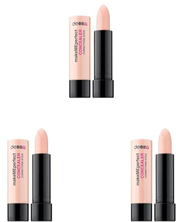 deBBY, makeMEperfect CONCEALER, Correttore Stick Long Lasting, Finish Mat Naturale, Minimizza Imperfezioni e Rossori, Formula Non Comedogenica con Attivo Anti-Impurità, Colore 02 Natural Rose