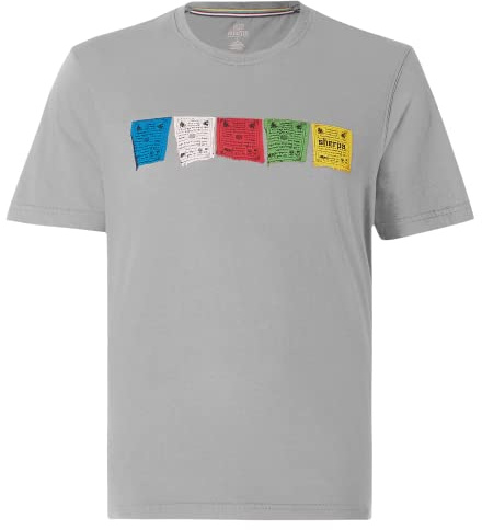 Sherpa Tarcho Tee Men Größe L heather grey