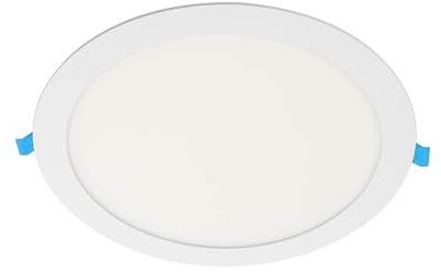 Vetrineinrete® Pannello led incasso rotondo slim plafoniera 3 6 12 18 20 24 watt cct tre colorazione di luce fredda calda naturale selezionabile (20)