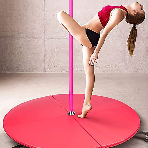 Tapis de pole dance rond pole dance crash mat exercice de fitness portable pliant débutant tapis de protection gymnastique absorption des chocs tapis de sécurité pour club fête pub maison