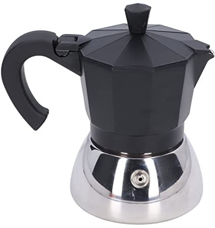Cafetera Manual Para Estufa, Cafetera Italiana Clásica, Cafetera De Aluminio Con Capacidad Para 4 Tazas Y 6 Tazas Para Estufa A Gas O Eléctrica(200ML)