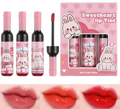 Tinte De Labios, Juegos De Brillo De Labios Para Adolescentes, Manchas Y Tintes De Lápiz Labial De 3 Colores, Juego De Lápices Labiales Impermeables, Hidratantes, Hidratantes De Lápiz Hidratantes.