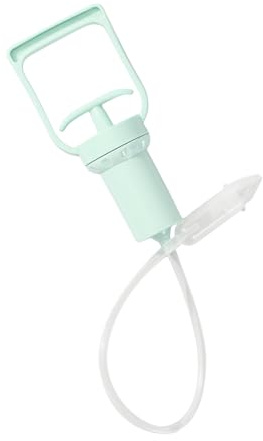 Aspirador de nariz para bebé, aspirador nasal portátil, bomba de mano cómoda, potente bomba de mano, de la congestión, succión fuerte para niños y adultos