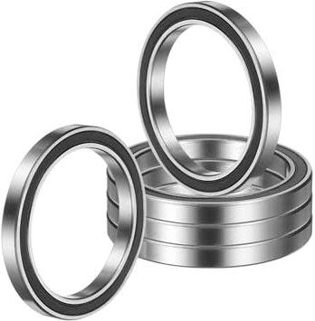 QUARKZMAN 5 stycken 6810 2RS spårkullager 50 x 65 x 7 mm kromstål | Dubbelsidigt förseglat lager för elmotorer hushållsapparater industrimaskiner (ABEC5)