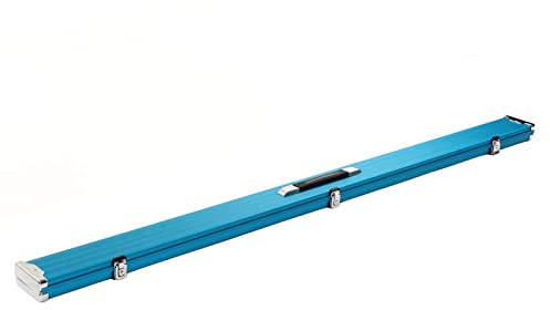 Qqmora Étui pour Queue de Billard, étui Rigide Léger en Alliage D'aluminium, 3 Emplacements pour Joueurs de Billard, 152x9.8x4.3cm