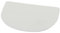 De Buyer - Raclette coupe pâte ronde en polyéthylène - 15 x 11 cm -, Blanc
