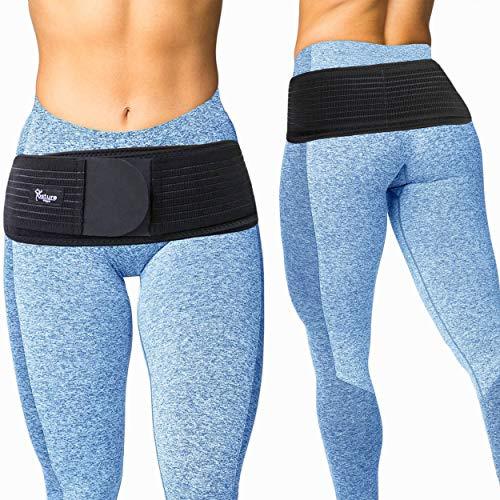 Posture Magic Sacroiliac SI Joint Support Belt for Women and Men - Reduce Sciatic, Pelvic, Lower Back and Leg Pain - Stabilize SI Joint (Regular (Hip Size 30-45))
