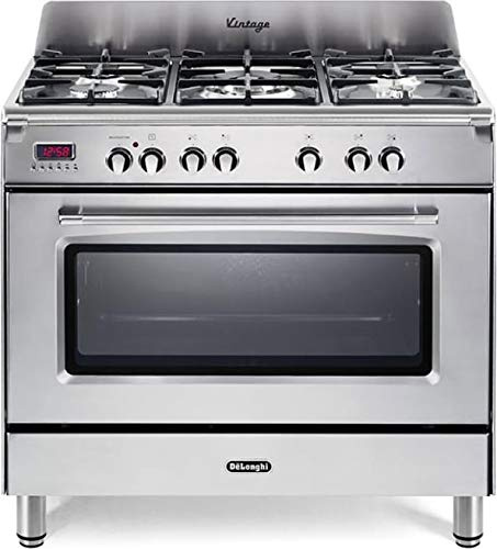 MEM 965 XX ED Mastercook Cuisinière à gaz avec four électrique ventilé, 5 feux, 90 x 60 cm