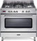 MEM 965 XX ED Mastercook Cuisinière à gaz avec four électrique ventilé, 5 feux, 90 x 60 cm