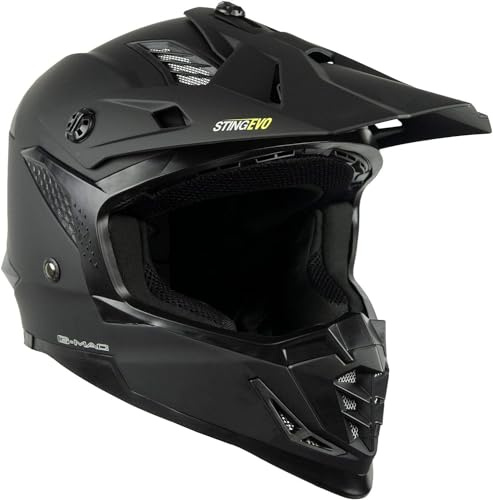 G-Mac Sting Evo Full Face Off Road MX Enduro Motorbike ACU Approved Helmet
