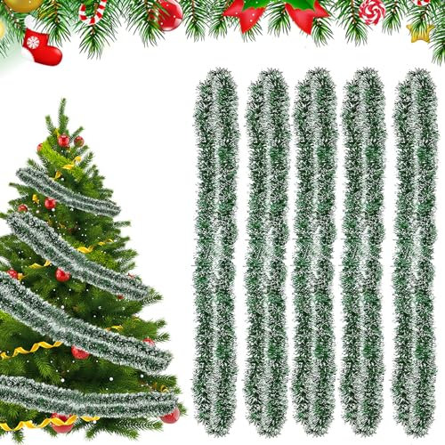 Girlande Weihnachten, Weihnachtsdeko Girlanden Grün - 10M, Weihnachten Tannengirland Girlande, Girlande Weihnachten Outdoor Weihnachtsdeko für Weihnachtsgirlande Weihnachtsdeko Tannengirlande