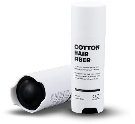 O.C. HAIRCARE Streuhaar zur Haarverdichtung - für Scheitel, kahle Stellen am Ober- und Hinterkopf - von führenden Salons empfohlen - 11 Farben - widerstandsfähige Streuhaare (Mittelblond)