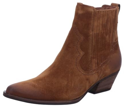 Paul Green 8144-00 Schlupfstiefel Leder und Synthetik Damen in braun - Gr. 40