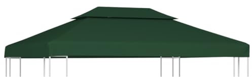 Furniture Select Gazebo Abdeckplane Ersatz 310 g/m grün 3 x 4 m