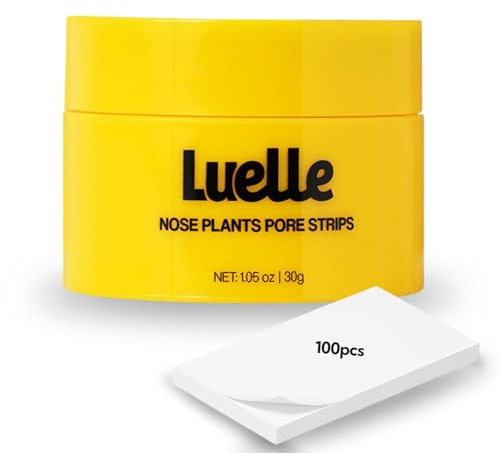 Luelle - Pore Strips, Deep Cleansing Patch System, Blackhead Remover, Nose Plants Strips with 100 PCS, Blackhead Remover Peel off Mask Face & Nose