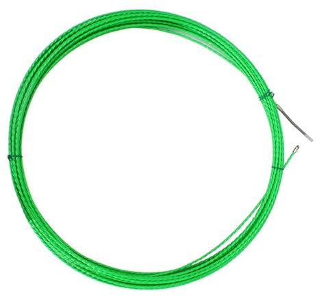 UZAMIRLEX Tracciatore di Cavi elettrici, 1 pz 4mm in Fibra di Vetro Fish Tape Cable Puller, Strumento di Aiuto for l'infilaggio Elettrico del Filo 5m/15m/25m(5m)