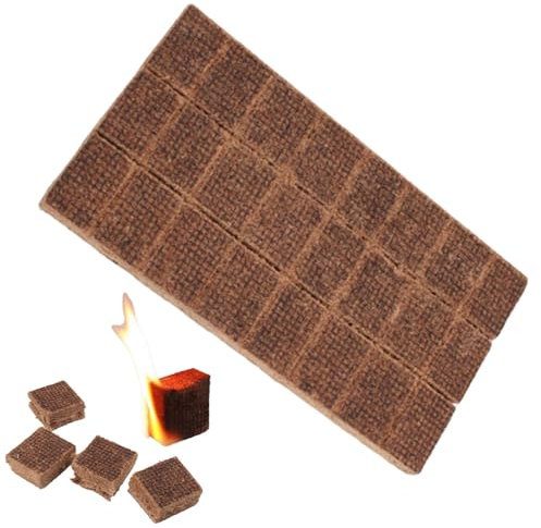 Sticchi – Arranque de fuego para, cubos de iluminación rápida 24 cuadrados | Arranque para el encendido rápido para fuegos, carbón grill, barbacoa al aire libre