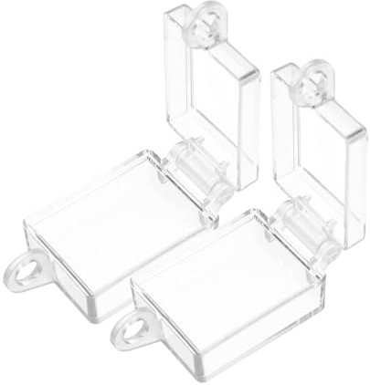 Gatuida 2Stücke Transparente Schalterabdeckungen für Kippschalter Einfache Installation Schutz für Schalter Beschädigungen für Boots und Professionelle