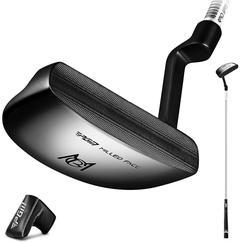 PGM Golf Putter – 431 Stainless Steel with Ultra-Low CG, Dual-Direction Milled Face & Knot-Free Steel Shaft for Men