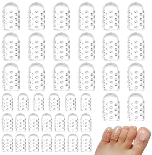 40 Unidades Protectores De Dedos Del Pie,Protector Dedo Gordo Pie Y Protector De Dedos De Los Pies Pequeño,Suaves Y Transpirables,Indicados Para Uñas Encarnadas Y Ampollas