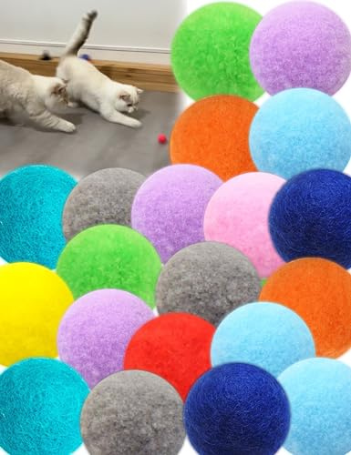 HEUHAI 40-Pack Cat Balls – Fun Interactive Toys for Indoor Cats & Kittens (Playtime)