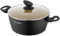 FLORINA AMVEGAN Olla de aluminio 20 cm I 2,1L I Alta durabilidad I Tapa de vidrio I Recubrimiento cerámico con aceite de oliva I Fácil de cocinar y enjuagar I Diseño original