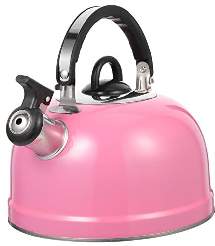 WATIIFUFU Hervidor Silbante Esférico De Acero Inoxidable Para Cocina Hervidor Sonoro Con Asa Para Calentar Agua