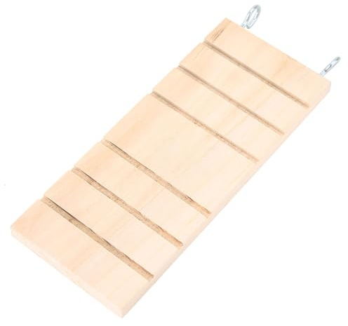 Qcwwy Échelle Suspendue pour Hamster pour Animaux de Compagnie, Jouet d'escalade en Bois pour Petits Animaux, Exercice Amusant et Aide à la Dentition pour Hamsters et Autres Rongeurs, Petits Jouets