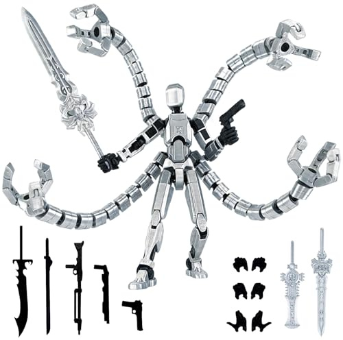 TOGETDREAM T13 Action Figure Ensamblaje Completado, Figuras De Acción Impresas En 3D, Figuras de acción con múltiples articulaciones Figura de Acción de Robot Decoraciones/Regalo para Niño