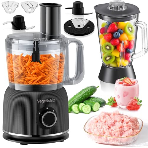1500W Food Processor and Blender Combo
